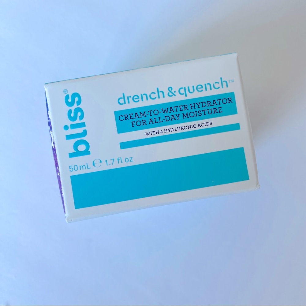 BRAND NEW Bliss Drench & Quench Moisturizer